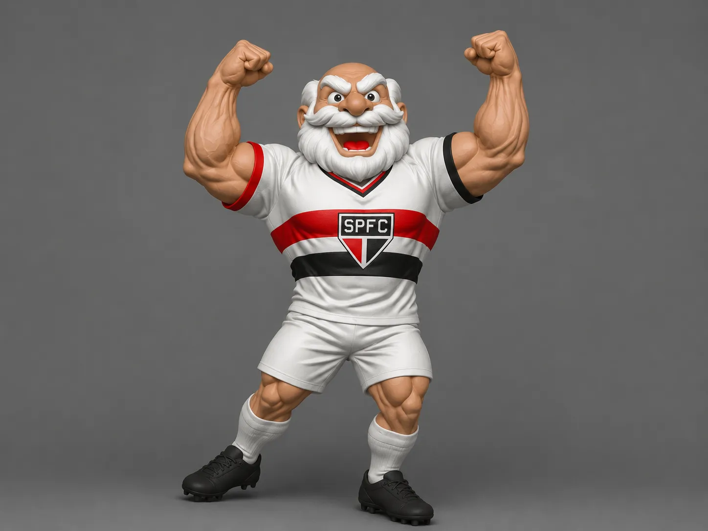 Mascote São Paulo — modelo 3D da Central do Empreendedor 3D