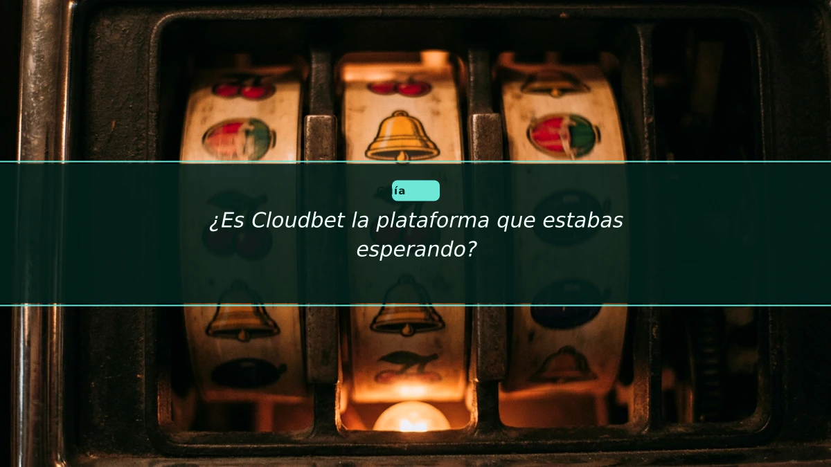 ¿Es Cloudbet la plataforma que estabas esperando?