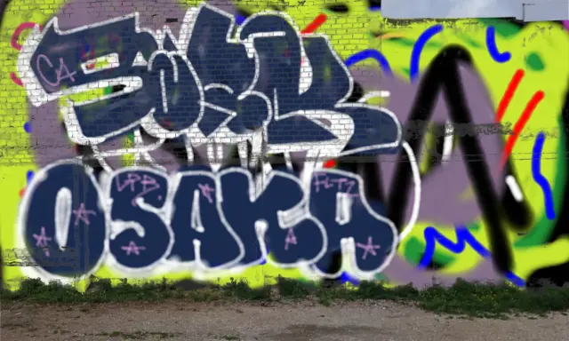 Graffiti artwork by Sark