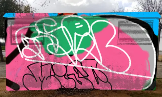 Graffiti artwork by messie