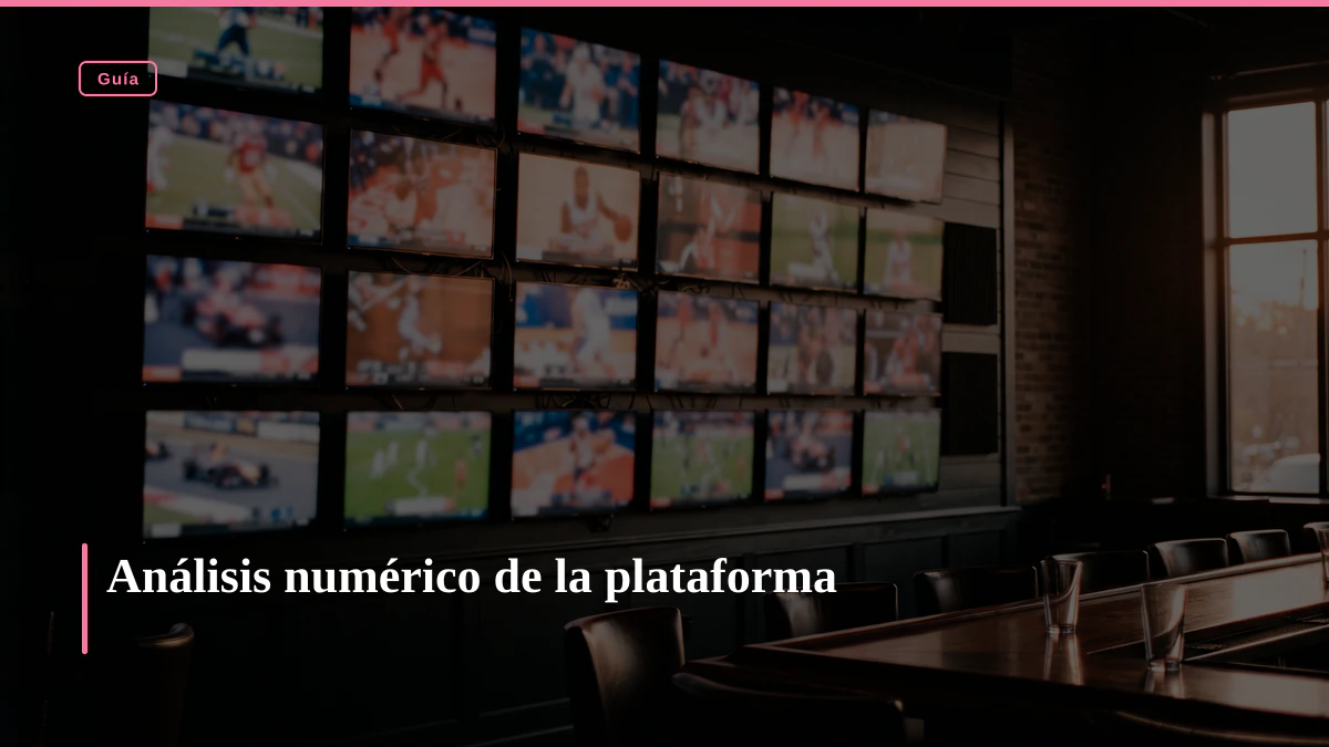 Análisis numérico de la plataforma