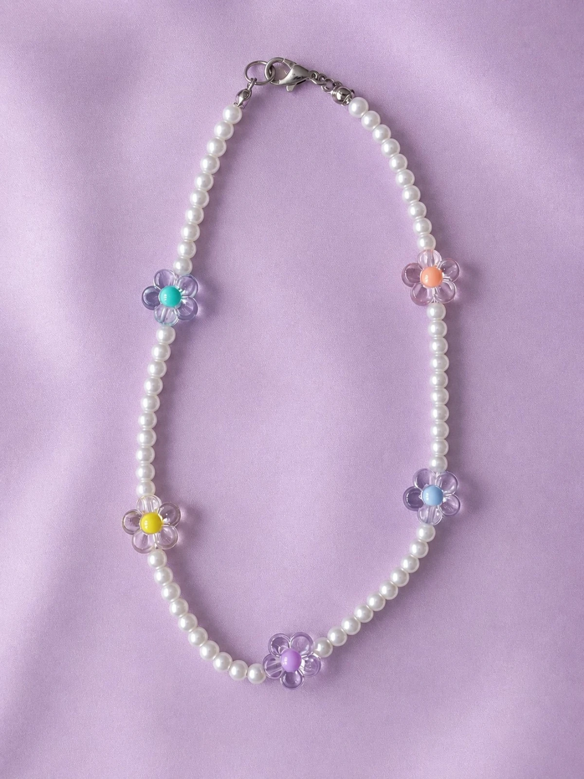 Collar Flores de Cristal