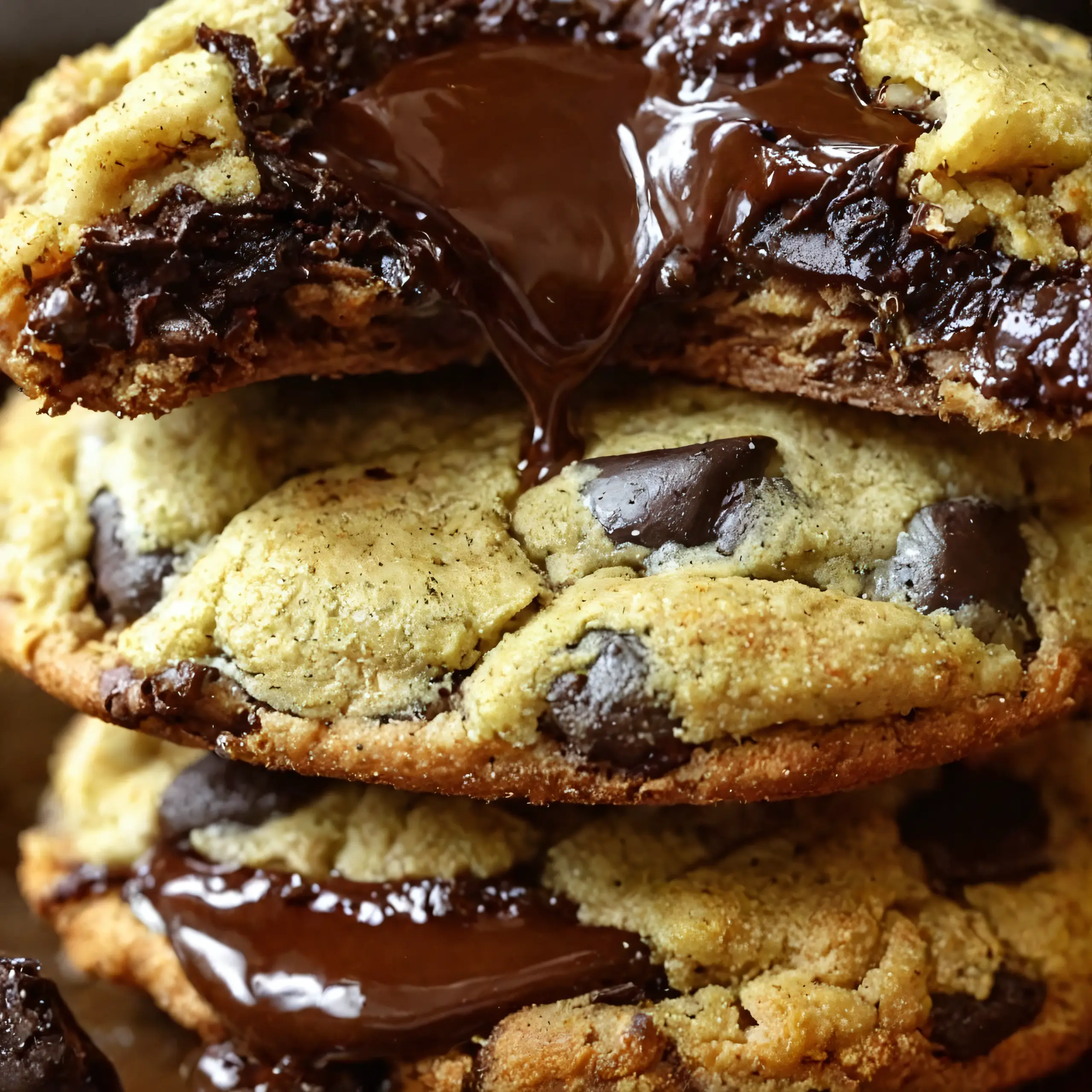 Irresistible Chocolate Chip-Stuffed Cheesecake Cookies