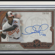 2017 Topps Museum Collection Archival Autographs Adam Jones /50