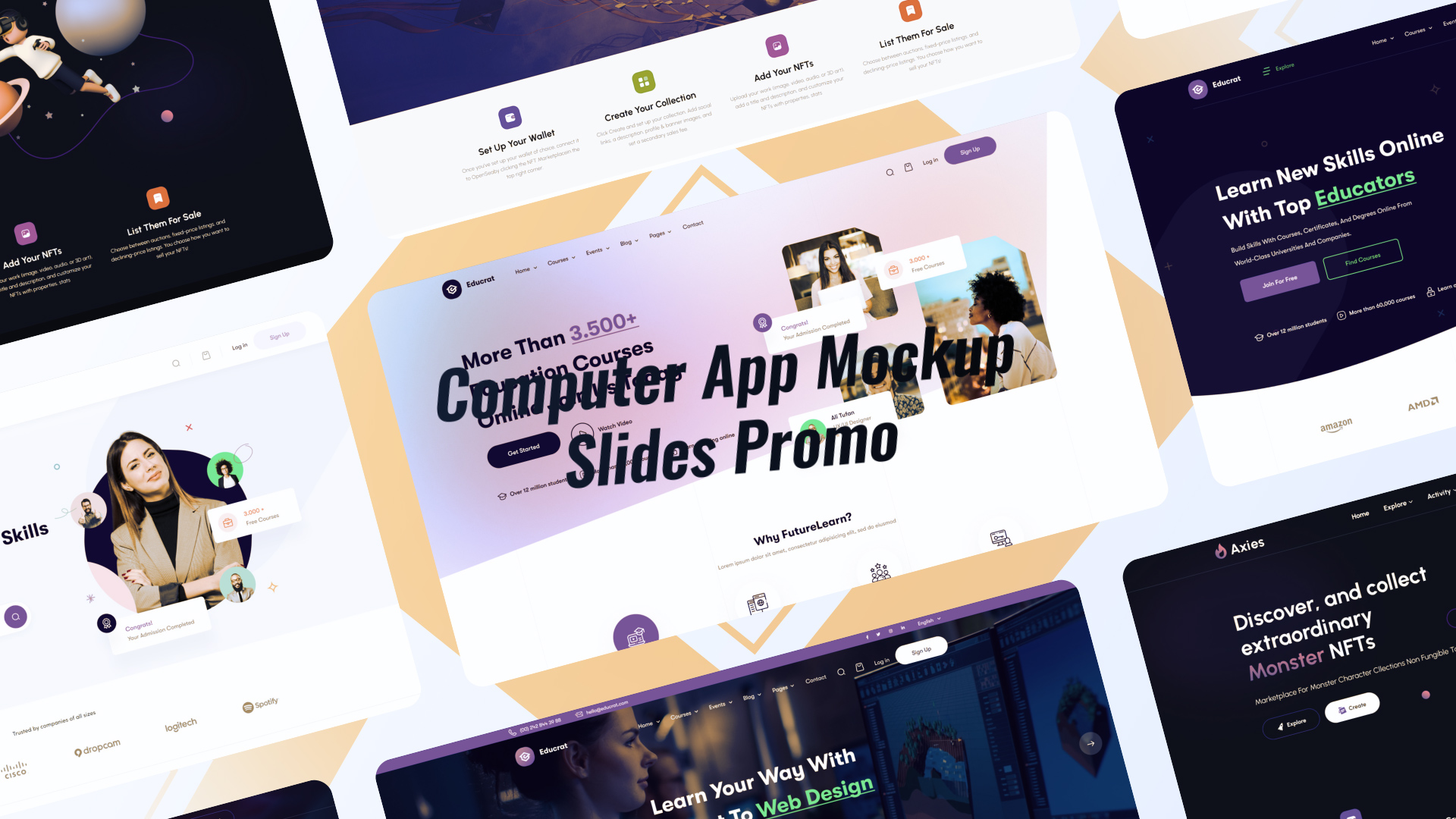 Website Desktop Mockup