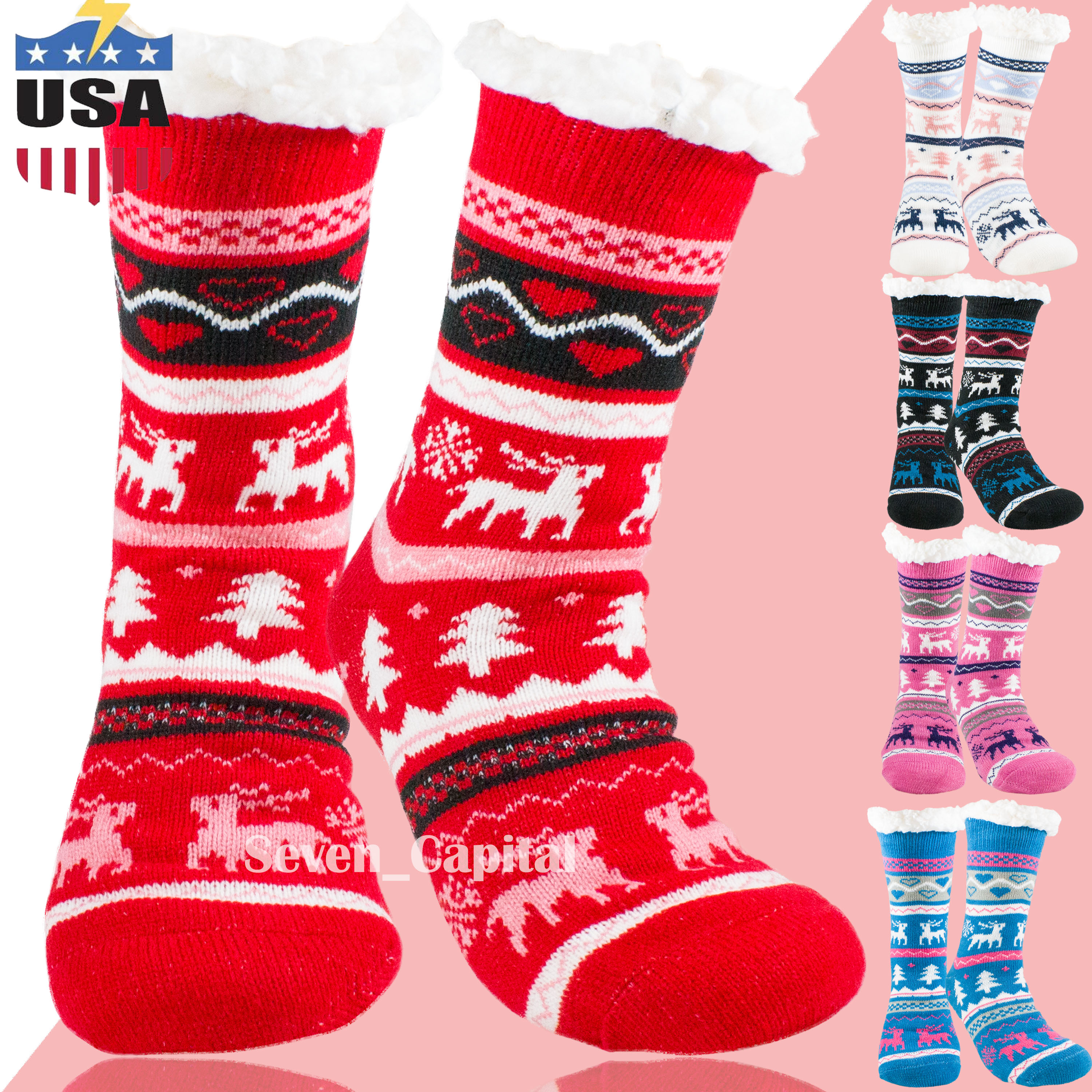 thermal fluffy socks