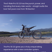 E-Ride Pro SS 2.0 E-Bike Accelerates to 30 Mph In Seconds, Has 50-Mile Range