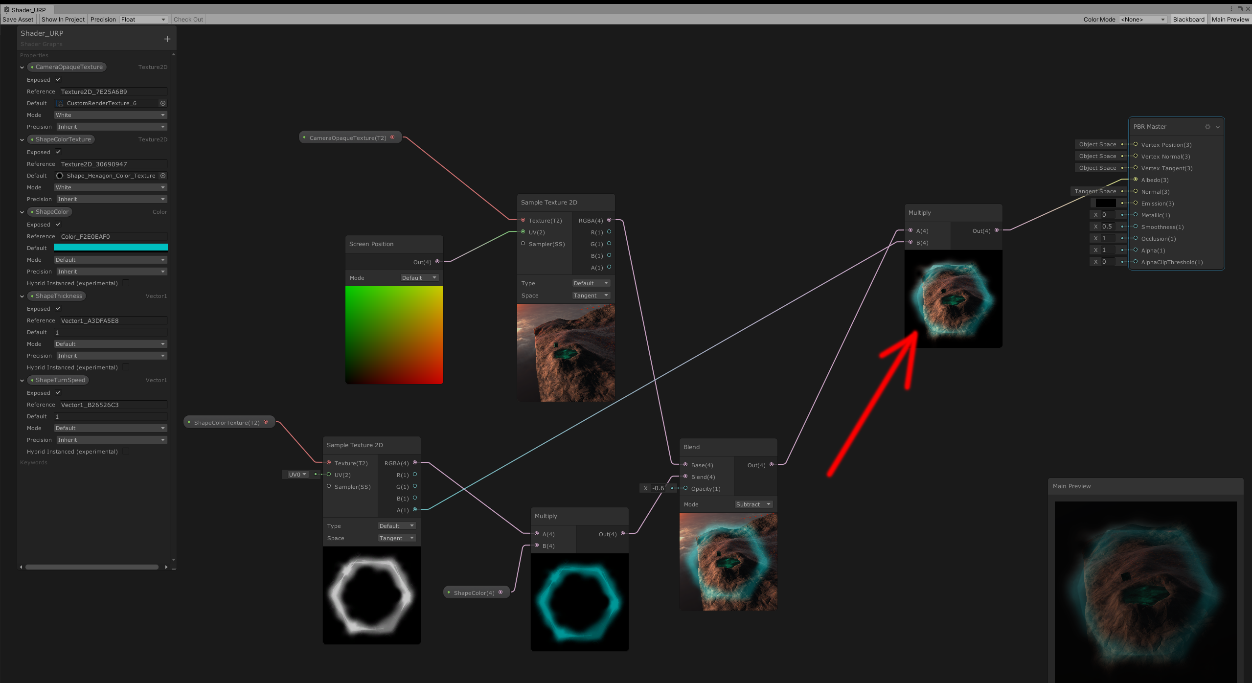 The result of Shader Graphics is not visible. - Unity Engine - Unity ...