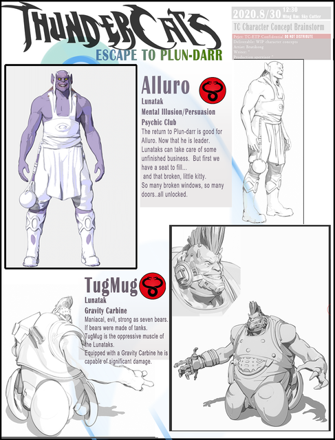 Lunatacs Thundercats Concepts by Brutikong.  https://www.artstation.com/brutikong