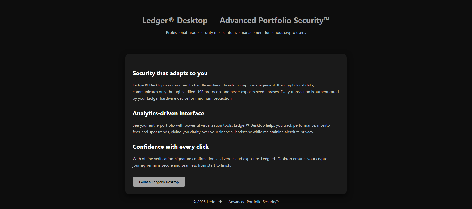 Stored capture of portfolio-ledgr-desk.pages.dev