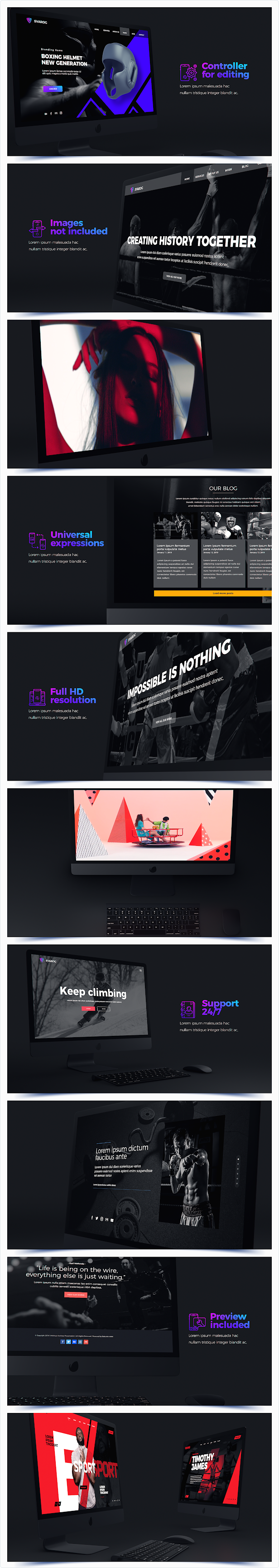 Mockup Desktop // Website Presentation - 6