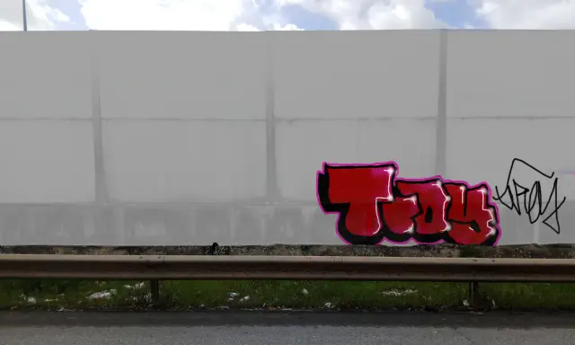 Graffiti artwork by TROY