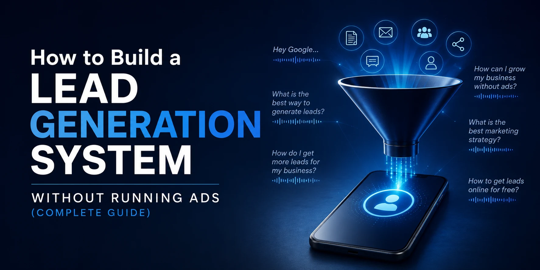 How to Build a Lead Generation System Without Running Ads (Complete Guide)