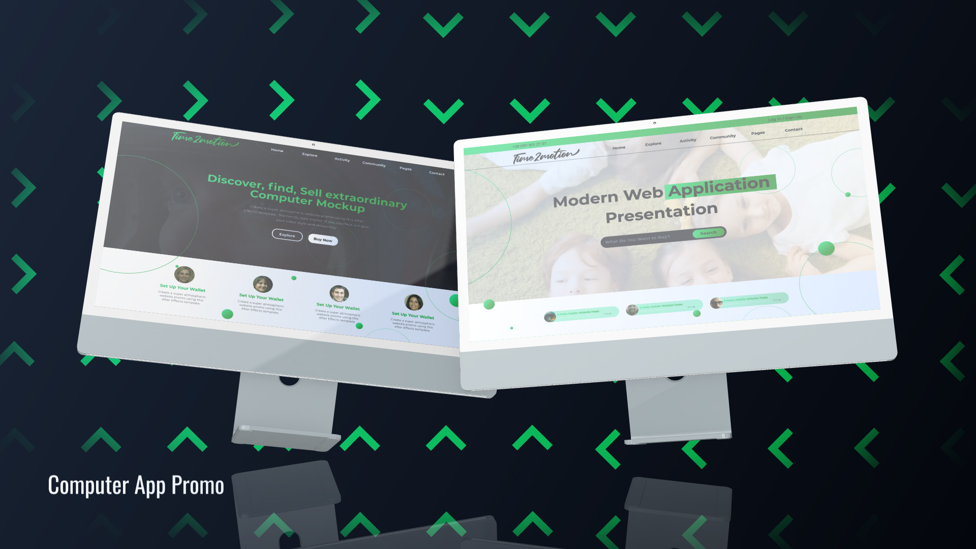 Website Promo Web Presentation