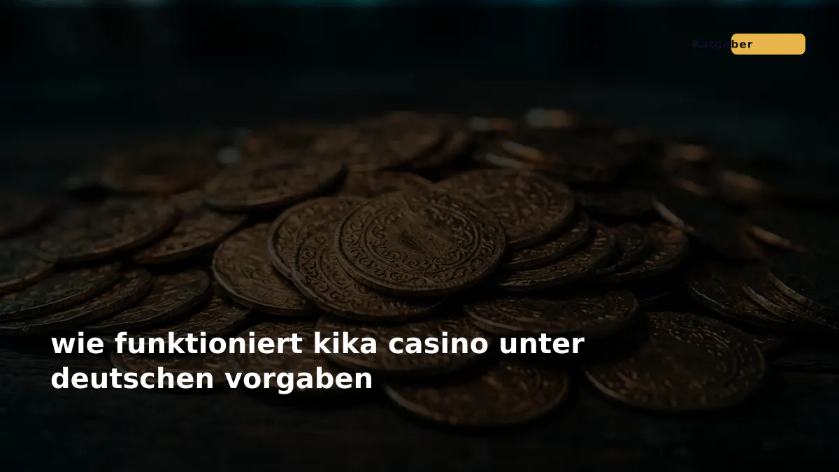 wie funktioniert kika casino unter deutschen vorgaben