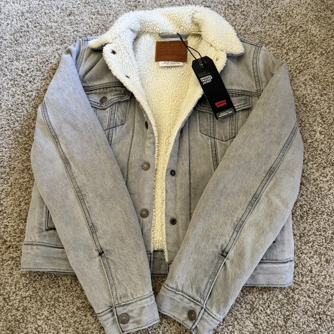 Levi's Women's Grey and Blue Jacket