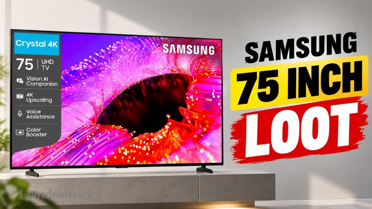 Samsung 75 Inch – Just ₹60690 | Loot Deal Samsung 75 Inch – Just ₹60690 | Loot Deal