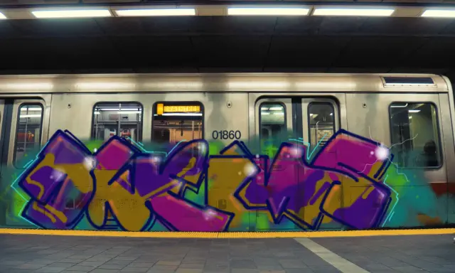 Graffiti artwork by PSYCHO70s