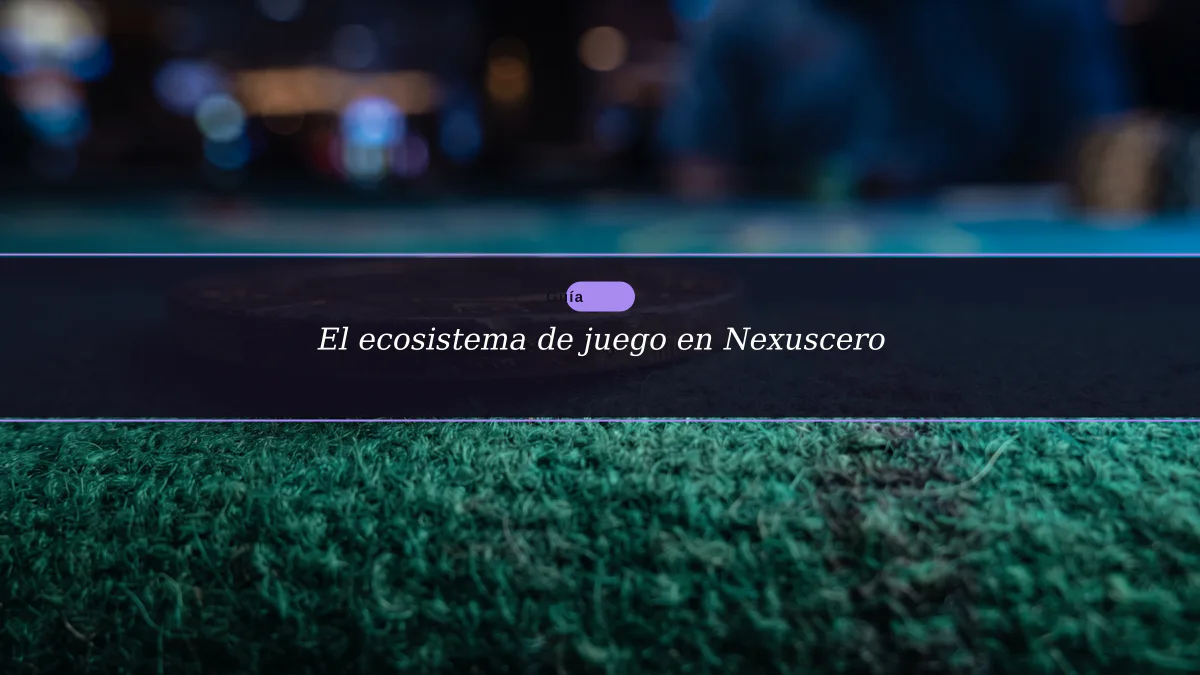 El ecosistema de juego en Nexuscero