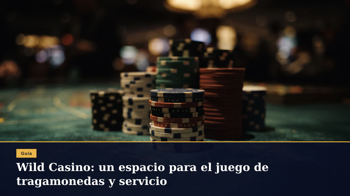 Wild Casino: un espacio para el juego de tragamonedas y servicio