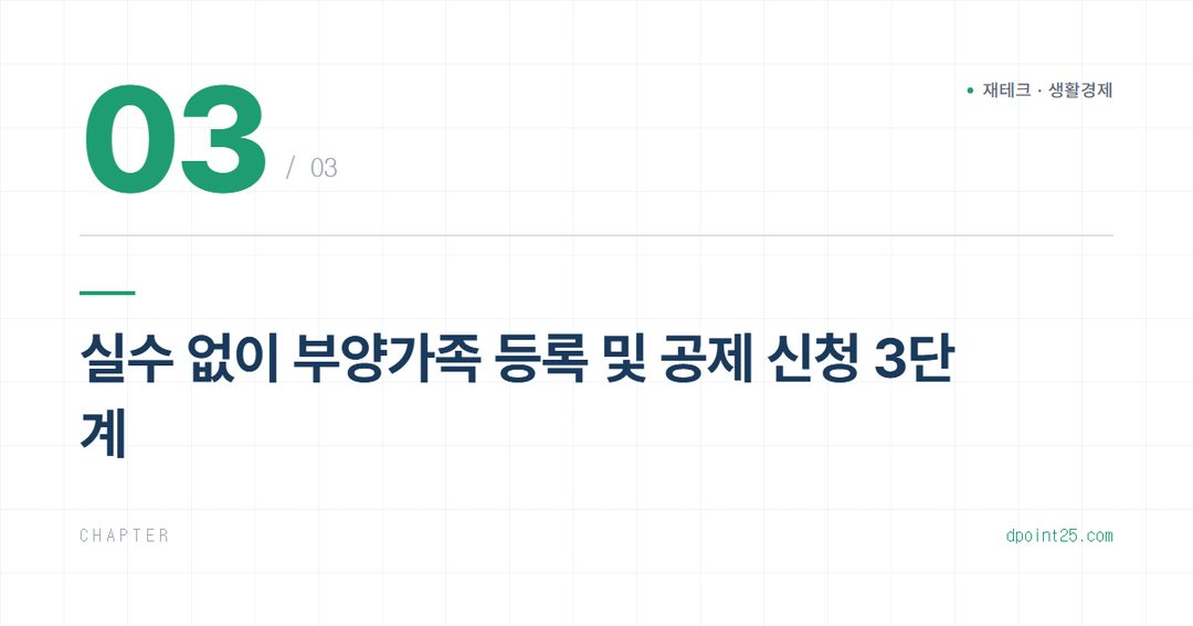 👨‍👩‍👧‍👦 연말정산 인적공제, 부양가족 등록 실수 방지 가이드