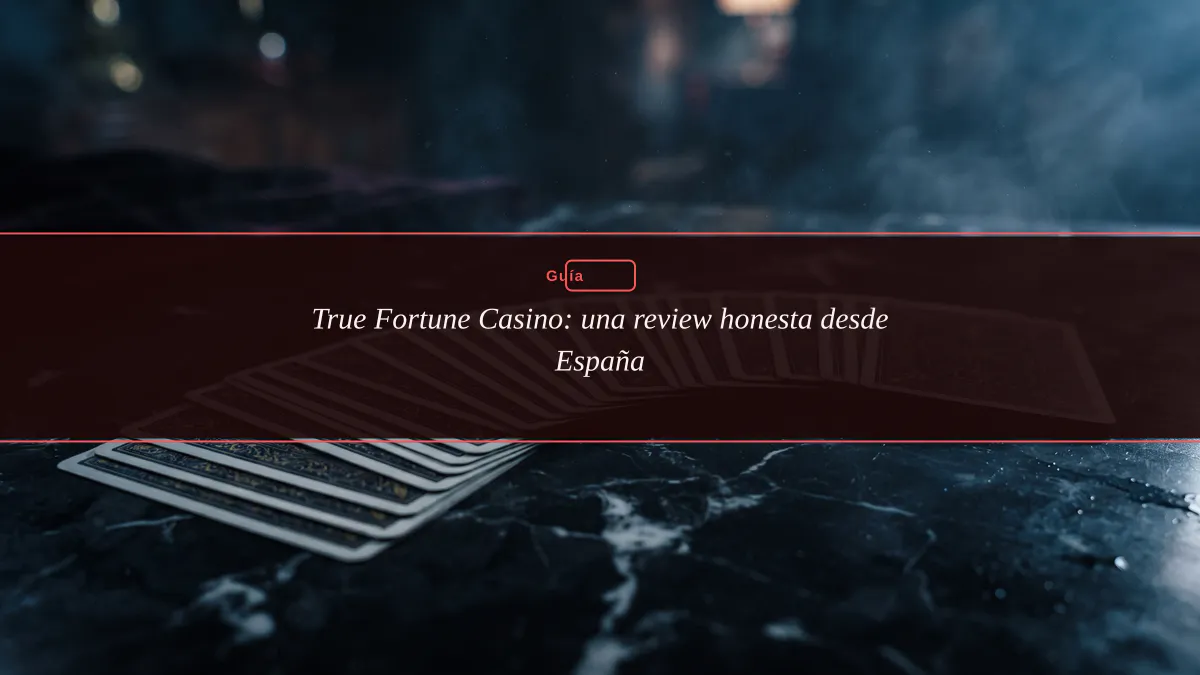 True Fortune Casino: una review honesta desde España