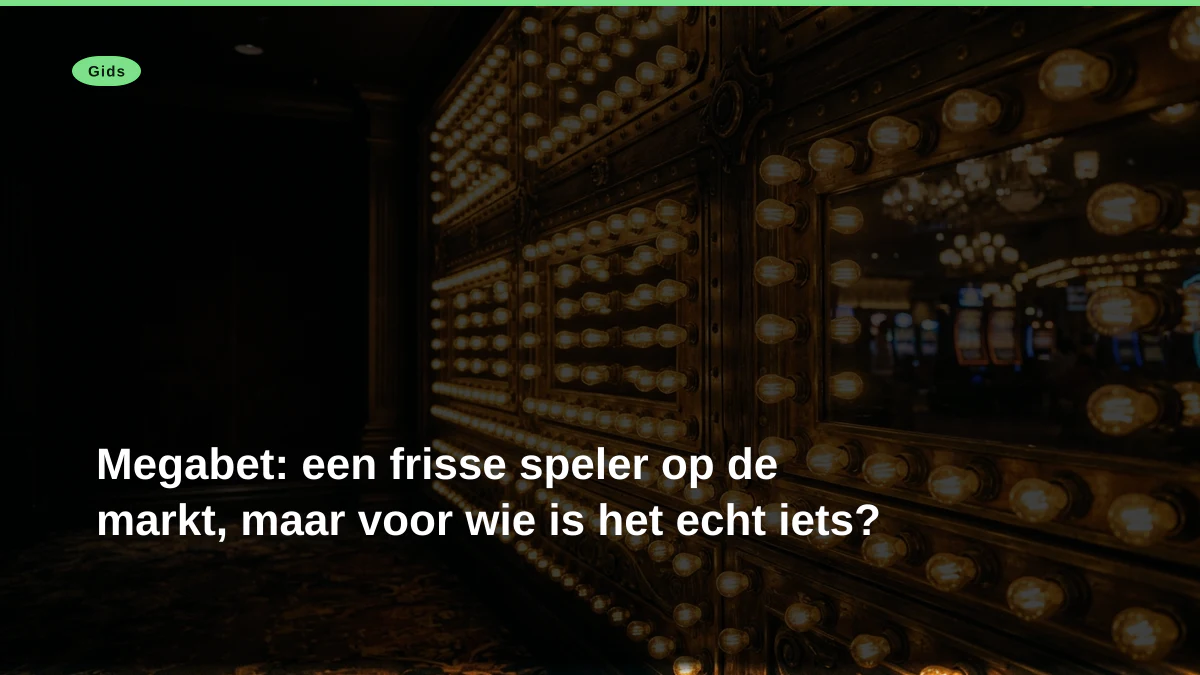 Megabet: een frisse speler op de markt, maar voor wie is het echt iets?