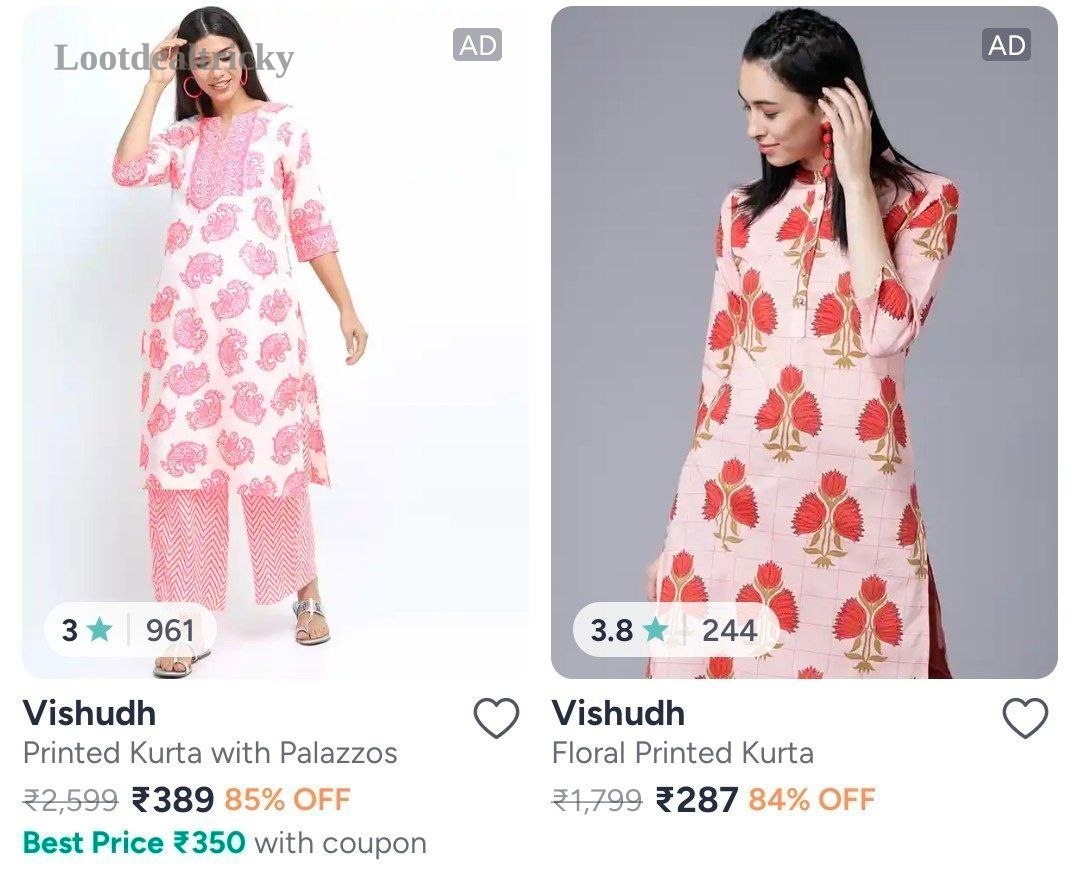 Vishudh Floral Printed – Just ₹287 | Loot Lo