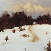 Зимний пейзаж Бёхово 1897