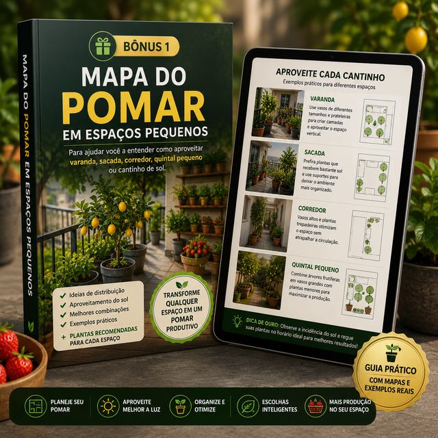 Bônus 1 - Mapa do Pomar em Espaços Pequenos