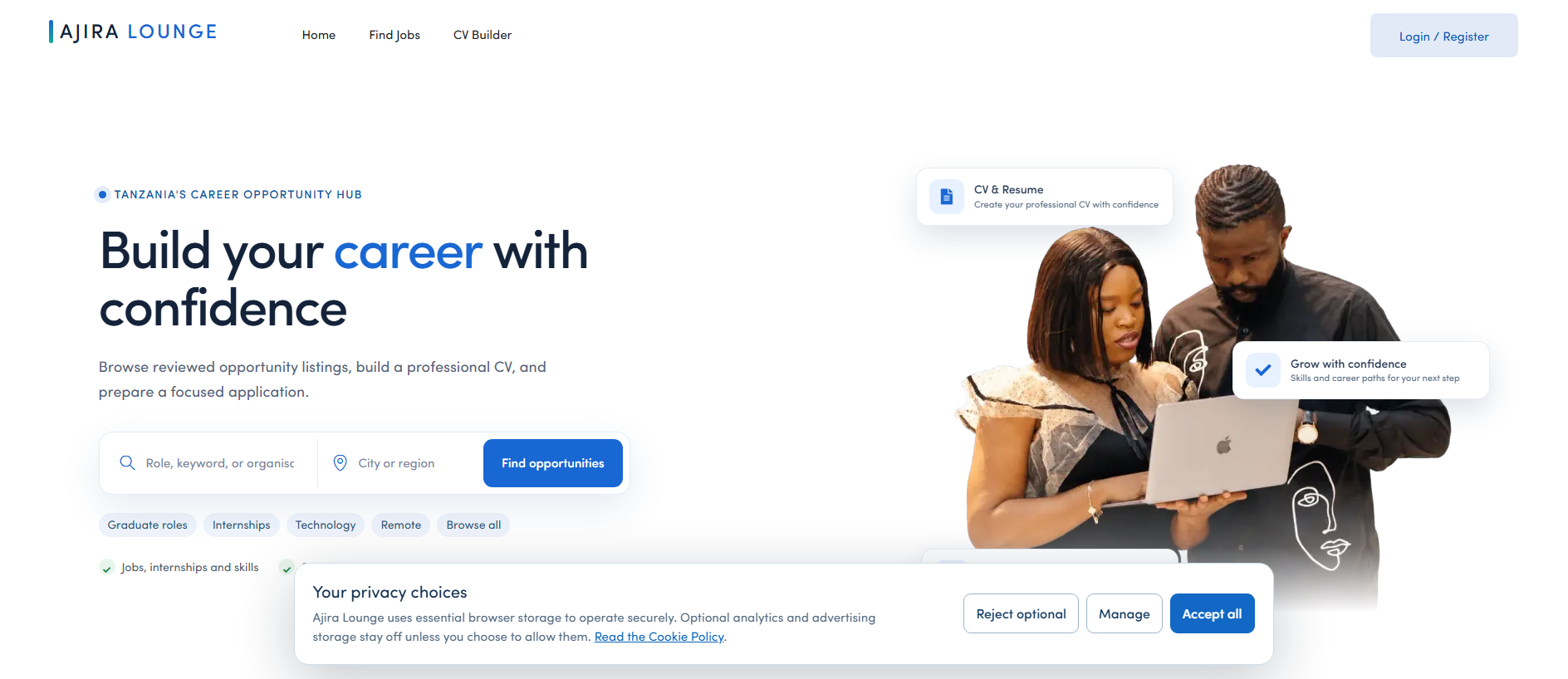 Screenshot of ajiralounge.com