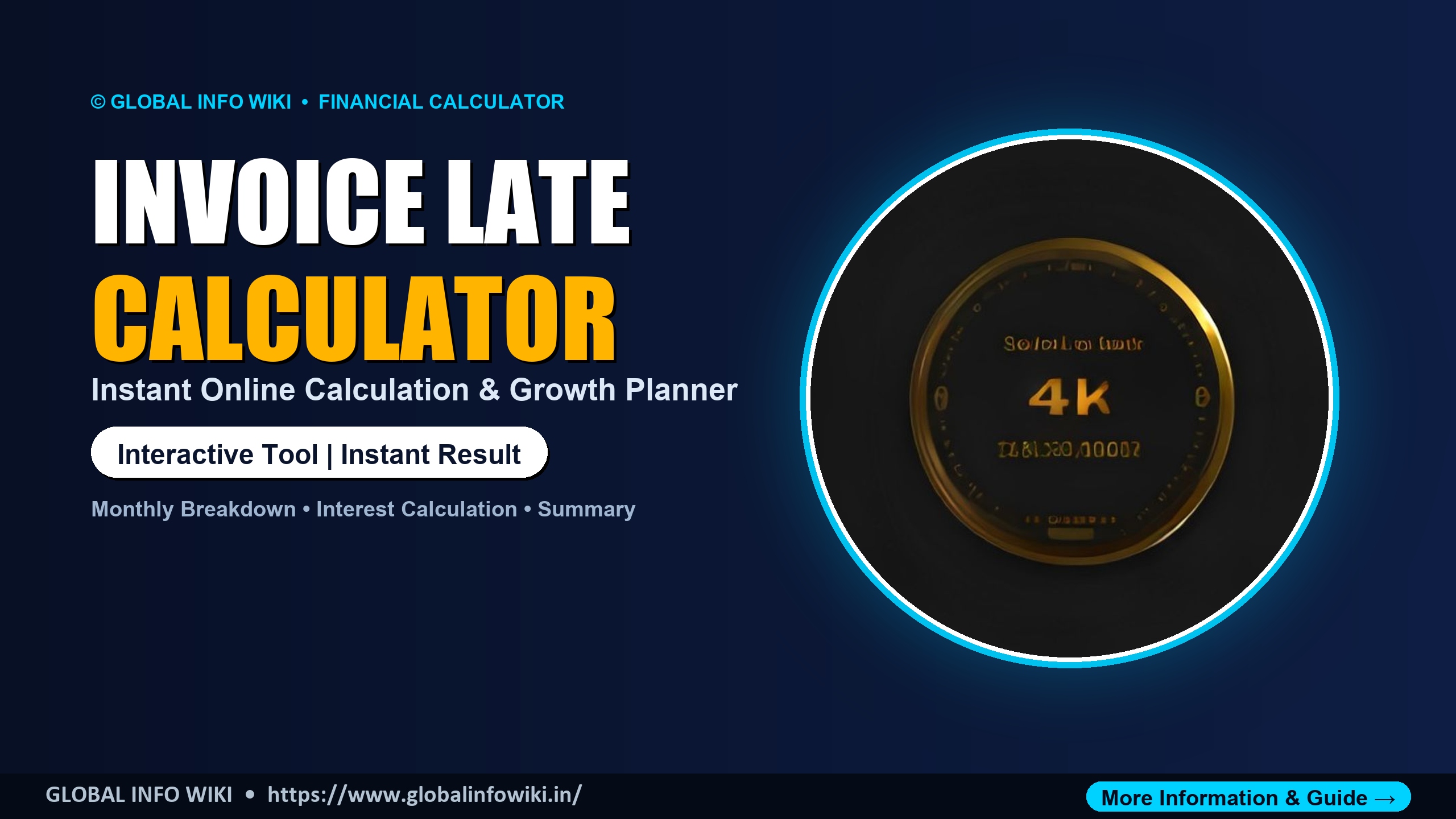 Invoice Late Fee Calculator — Calculate Interest on Overdue Invoices Invoice Late Fee Calculator — Calculate Interest on Overdue Invoices