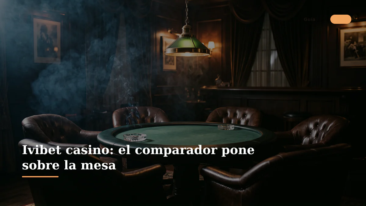 Ivibet casino: el comparador pone sobre la mesa
