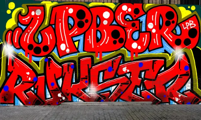 Graffiti artwork by LPBER