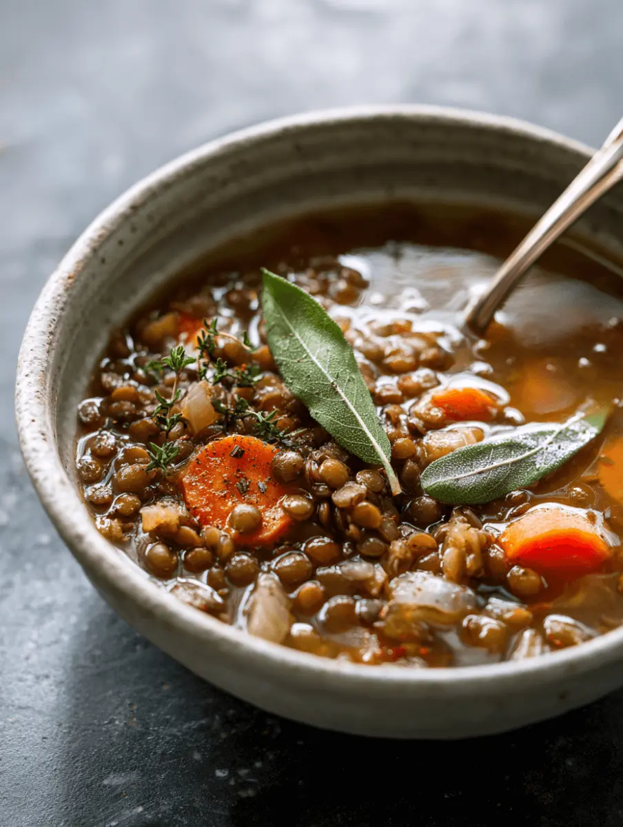 Greek Lentil Soup 