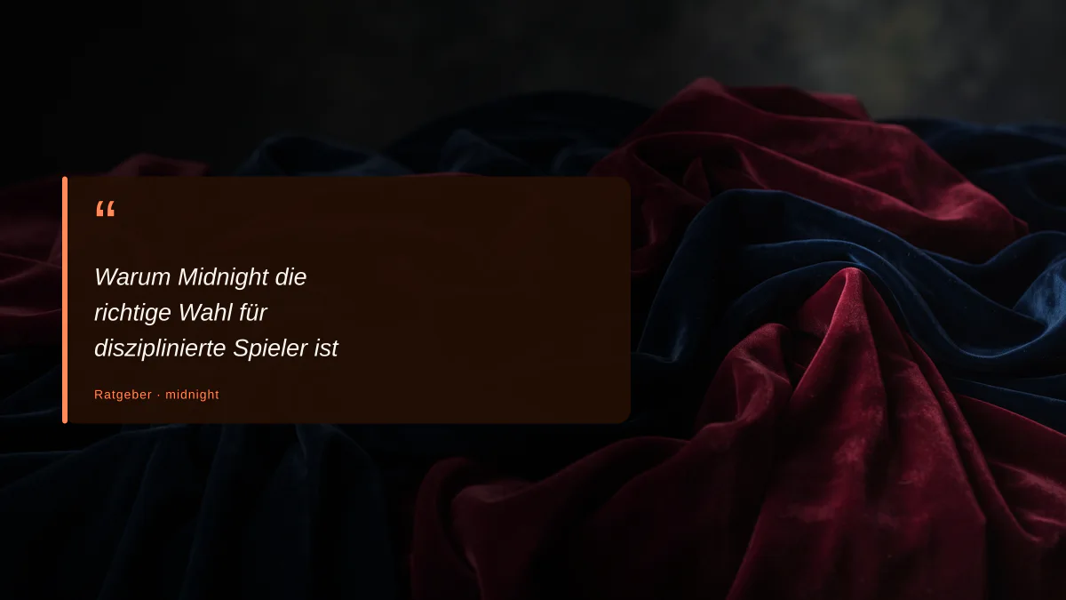 Warum Midnight die richtige Wahl für disziplinierte Spieler ist