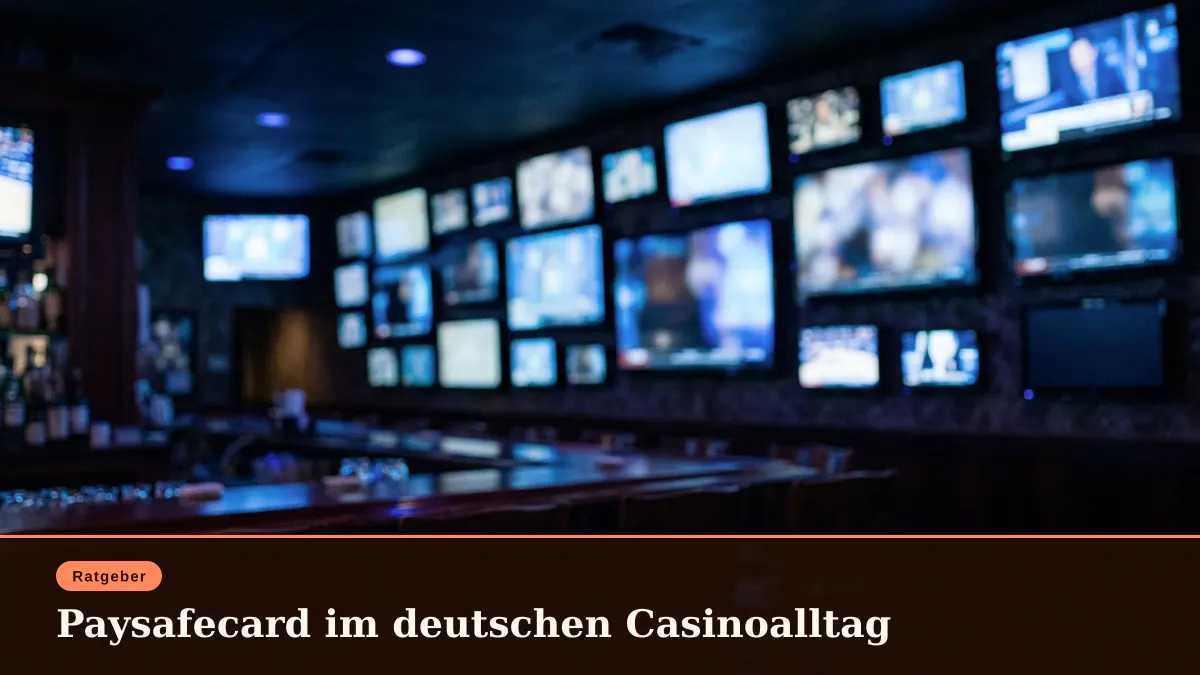 Paysafecard im deutschen Casinoalltag