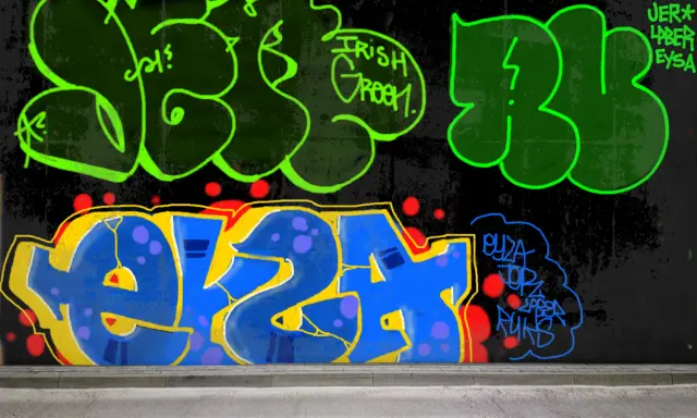 Graffiti artwork by eyza