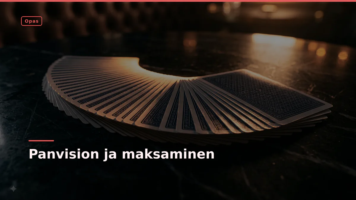 Panvision ja maksaminen