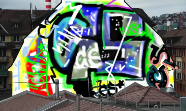 Graffiti artwork by CANS