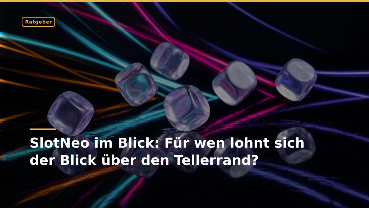 SlotNeo im Blick: Für wen lohnt sich der Blick über den Tellerrand?