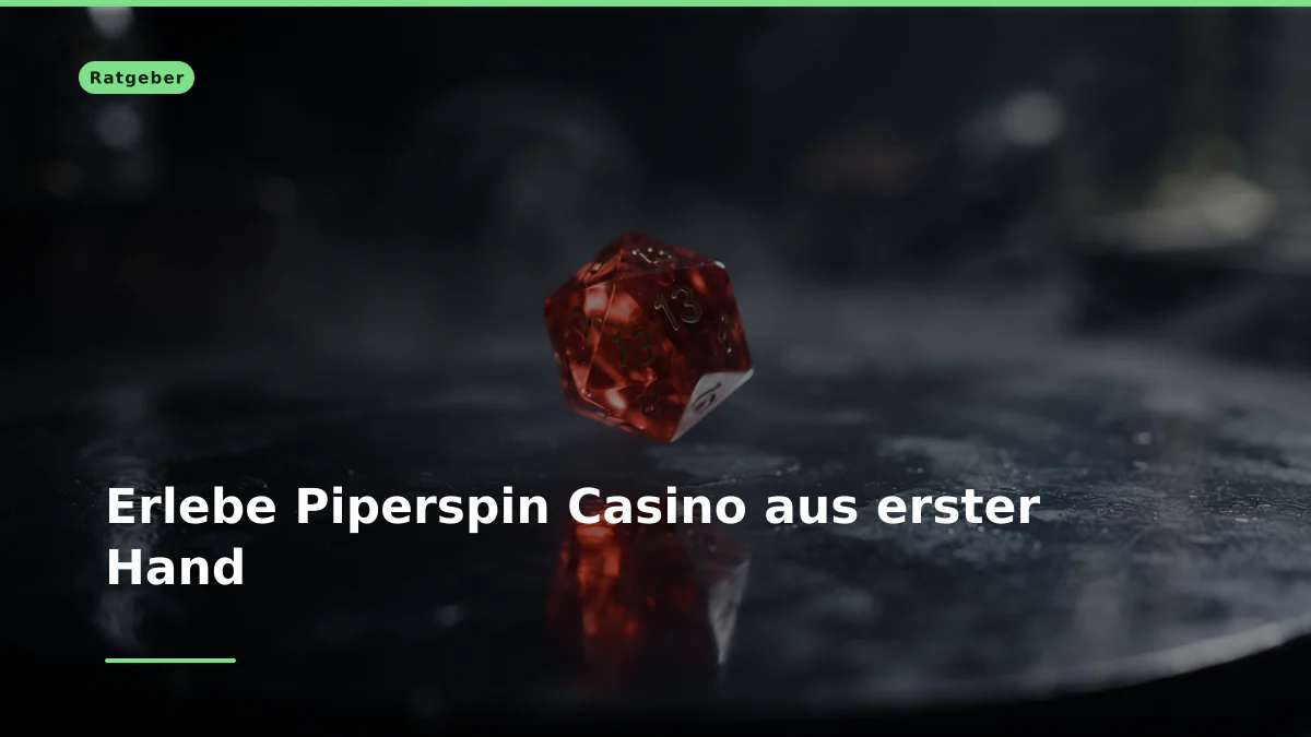 Erlebe Piperspin Casino aus erster Hand