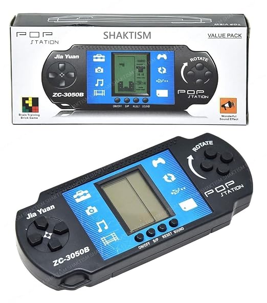 Handheld Electronic Brick Game, Retro Video Game Console for Kids.
