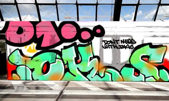 Graffiti artwork by H812