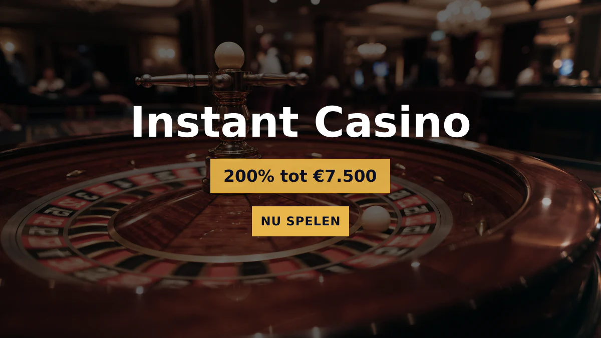 Instant Casino — welkomstbonus 200% tot €7.500 + 25 FS, betalingen: Visa, Mastercard, Sofort, Giropay, Pix