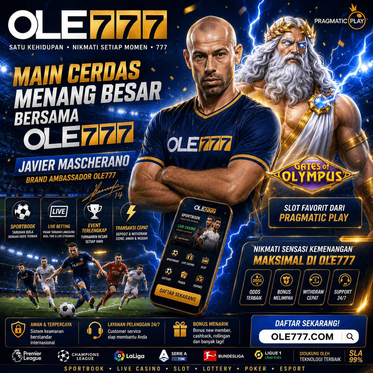 Thumbnail Bola OLE777 jadwal pertandingan