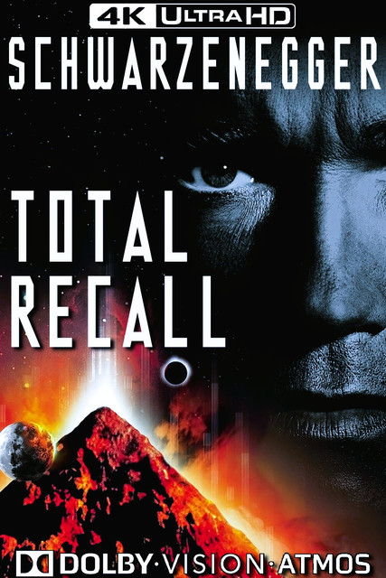 Total Recall 1990, 4K, MOVIE, COVER, POSTER, BOX, ART, UNCUT, CE, FILM, ART