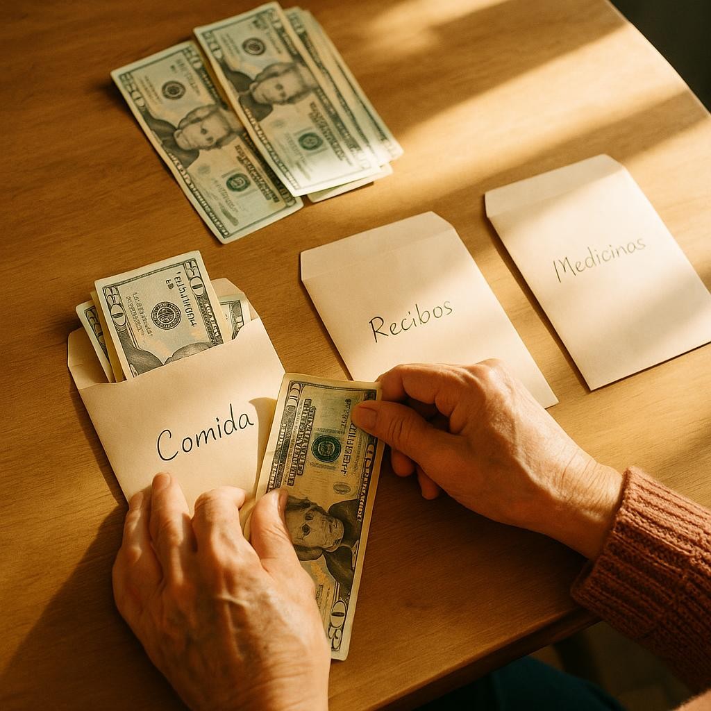 El método de los sobres para que el dinero alcance el mes
