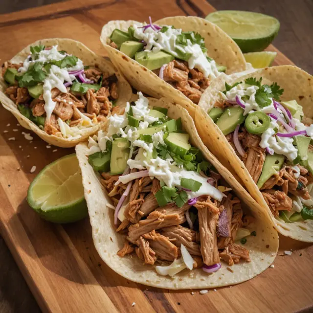 Honey Garlic Chicken Taco Wraps