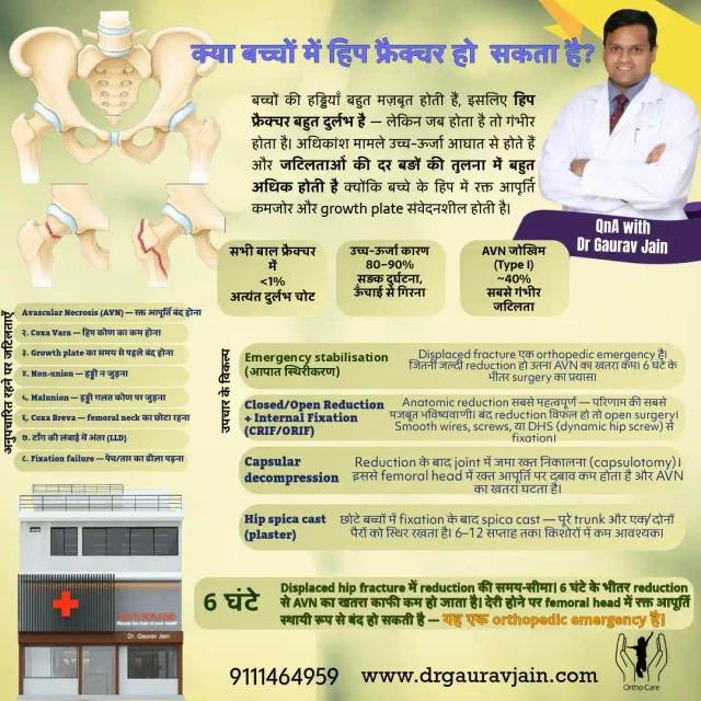 🦴 क्या बच्चों को हिप फ्रैक्चर हो सकता है? — हाँ, और यह एक गंभीर आपातकाल है!